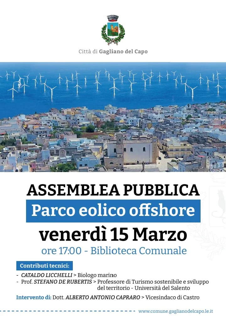 assemblea parco eolico offshore gagliano del capo